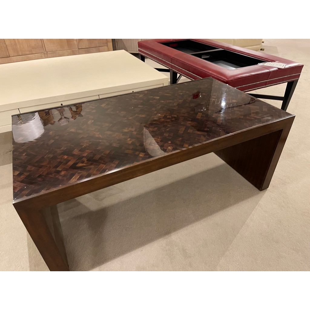 Brown Penshell Inlaid Cocktail Table 8291-33 Maitland-Smith