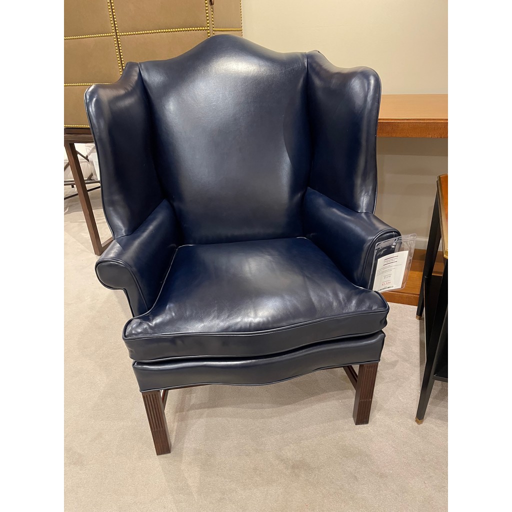 Townsend Wing Chair HC1271-55-BL Hickory Chair