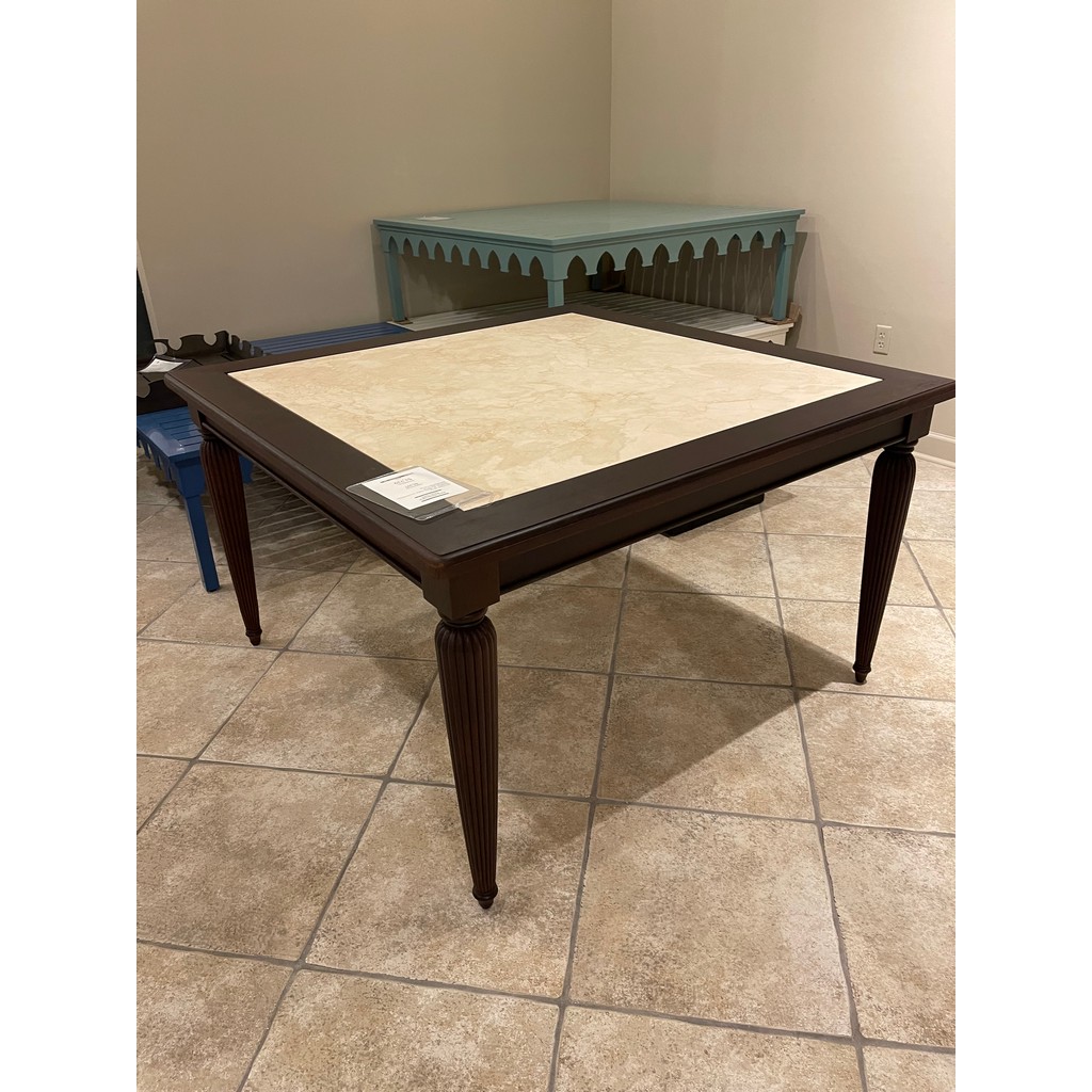 50 inch Outdoor Teak Stone Dining Table D11-91 Century