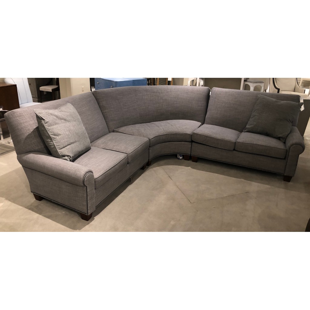 M2M RAF 3 Piece Sectional HC4130-07 Hickory Chair
