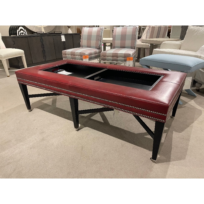 Bexley Cocktail Ottoman with Trays 125-30/70 Hickory Chair
